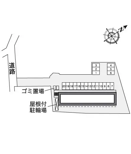 ★手数料０円★柏市花野井 月極駐車場